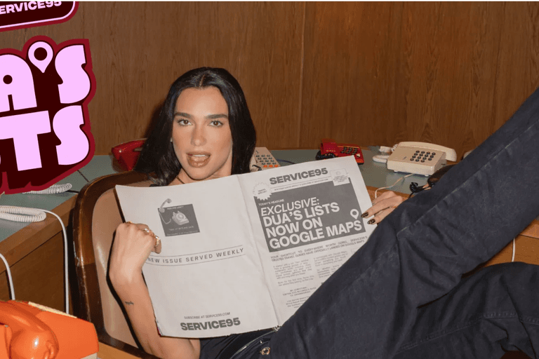 Viaje o mundo com Dua Lipa
