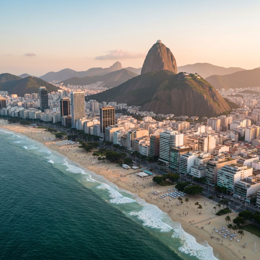 Rio de Janeiro at sunset
