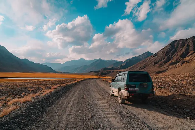 Estrada da Pamir Highway, Tajiquistão